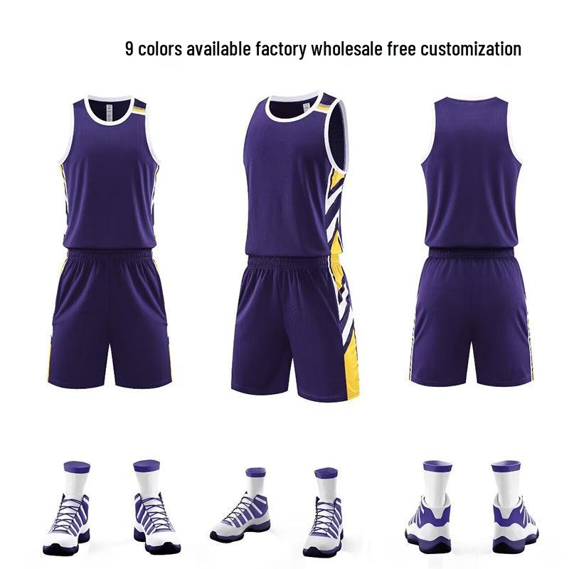 Unisex Basketball Jersey Team Uniform - Quick-dry Training Set