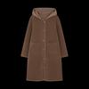 Mo Han Yi Mei Women's Retro Hooded Faux Fur Winter Coat
