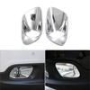 2pcs Chrome Front Fog Lamp Light Cover Trim Bezels For Jeep Cherokee 2014-2018