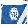 Queens Park Rangers Wandteppich Ästhetischer Wandbehang Bedruckte Stoffdecke Dekorative Wandteppiche für Schlafzimmer Wohnzimmer Heimdekoration
