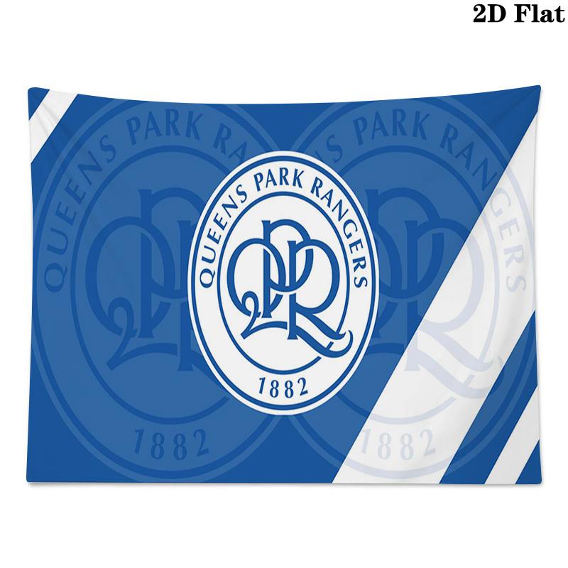 Queens Park Rangers Wandteppich Ästhetischer Wandbehang Bedruckte Stoffdecke Dekorative Wandteppiche für Schlafzimmer Wohnzimmer Heimdekoration