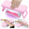Comfortable Nail Arm Rest Foldable Plastic Nail Hand Rest Manicure Arm Rest Stand Hand Pillow Nail Art Accessories
