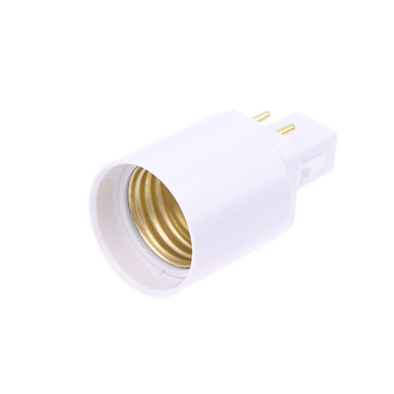 3Pcs 4 Pin Conductive G24 To E26/E27 Socket Adapter G24Q Lamp Base Adapter G24Q To Medium Light Socket Converter