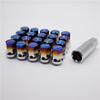 Rays Burnt Blue Steel Wheel Rims Lug Nuts 17HEX M12x1.5/M12x1.25