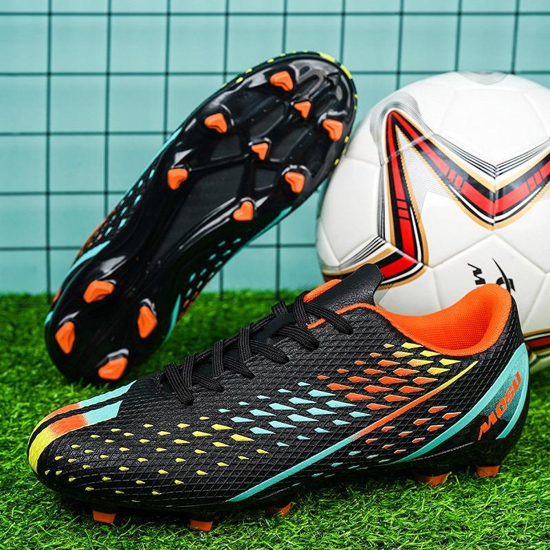 Football shoes men's 2 new broken nails artificial grass low-top student adult professional game training shoes