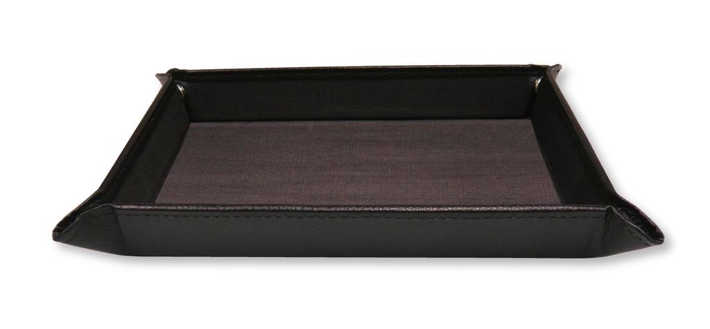 Pen Tray In Chocolate Colored Cowhide with Metal Touch Silver and Smartphone Cap Ballpoint Pen Extra Blue Touch/metal Set, TRATYO-ALST-QSJW700-L