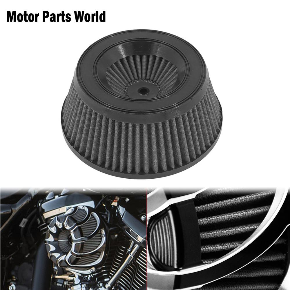 Motorcycle Air Cleaner Intake Filter Inner Grey Element Replacement For Harley Sportster XL883 Dyna Fatboy Touring FLHR Softail