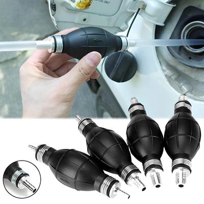 Yakıt Pompası 6mm 8mm 10mm 12mm Kauçuk Alüminyum El Yakıt Pompası Hattı El Astar Ampul Tüm Yakıtlar Araba Tekne Deniz Dıştan Takma