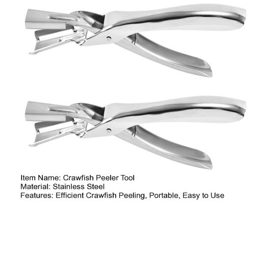 Crawfish Peeler Tool Stainless Steel Seafood Shelling Tool Multifunctional Shrimp Peeler Shucker Essential Kitchen Gadget