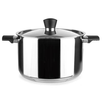 Kitchen Utensil - IBILI - Stockpot with Lid - Stainless Steel - 24 Cm - Bakelite Handles