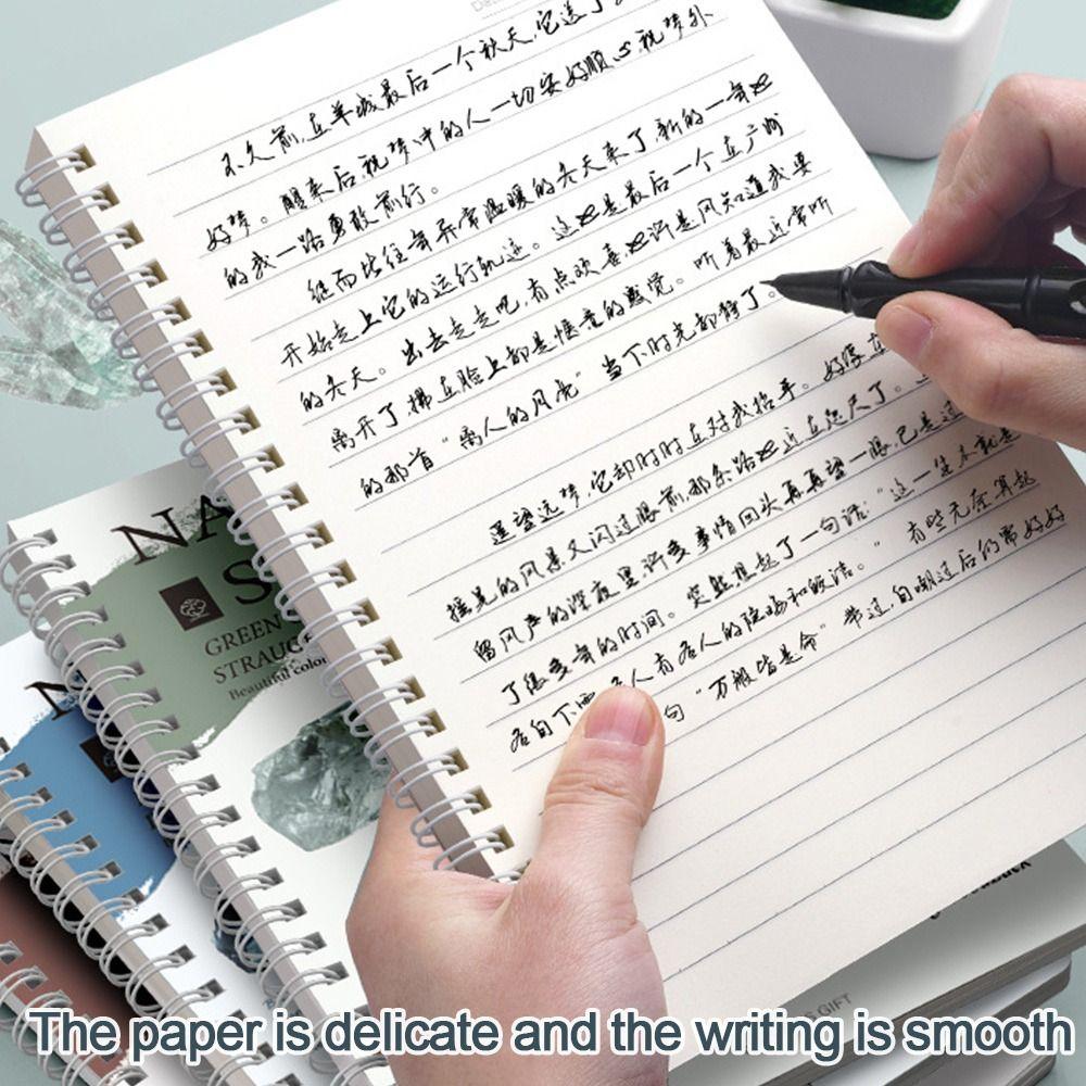 4pcs Retro Notebook A5 Journal Notebook Trendy Spiral Notebook  for Students