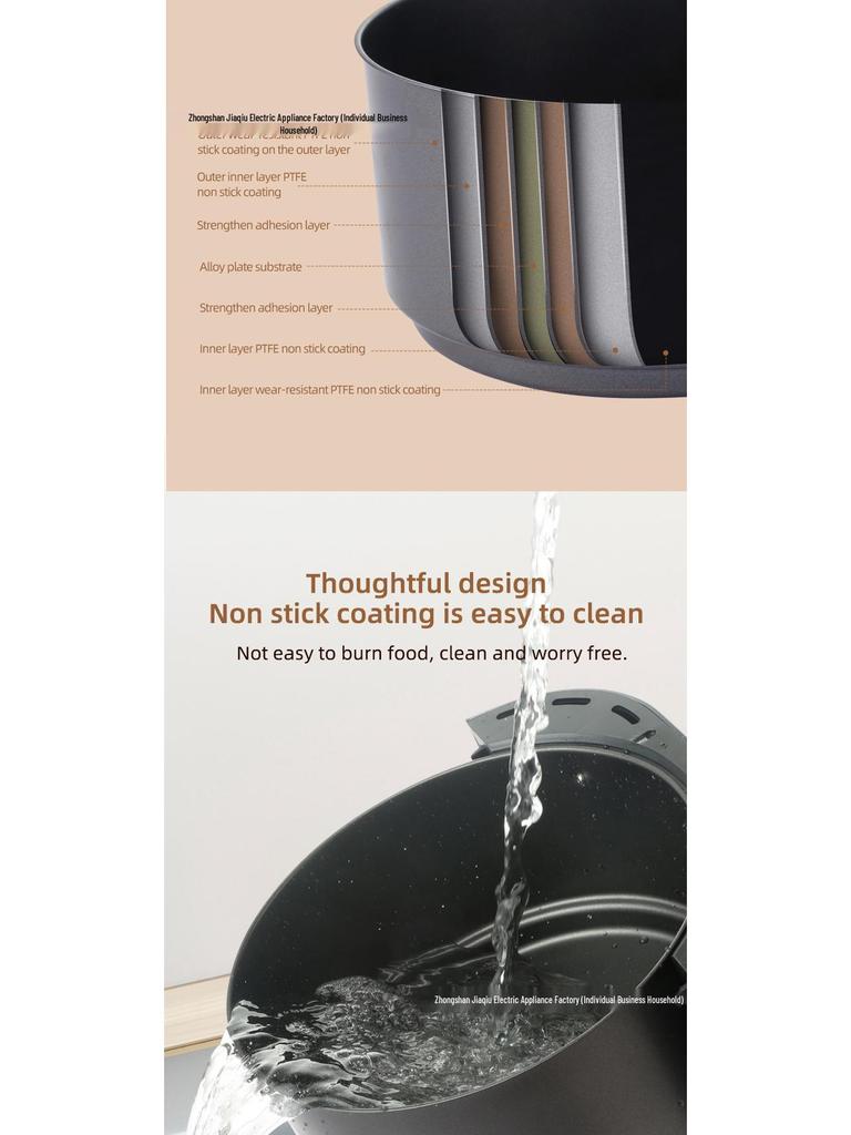 Customized Large Capacity Smart Air Fryer Oven (110V-230V, 60-10L)