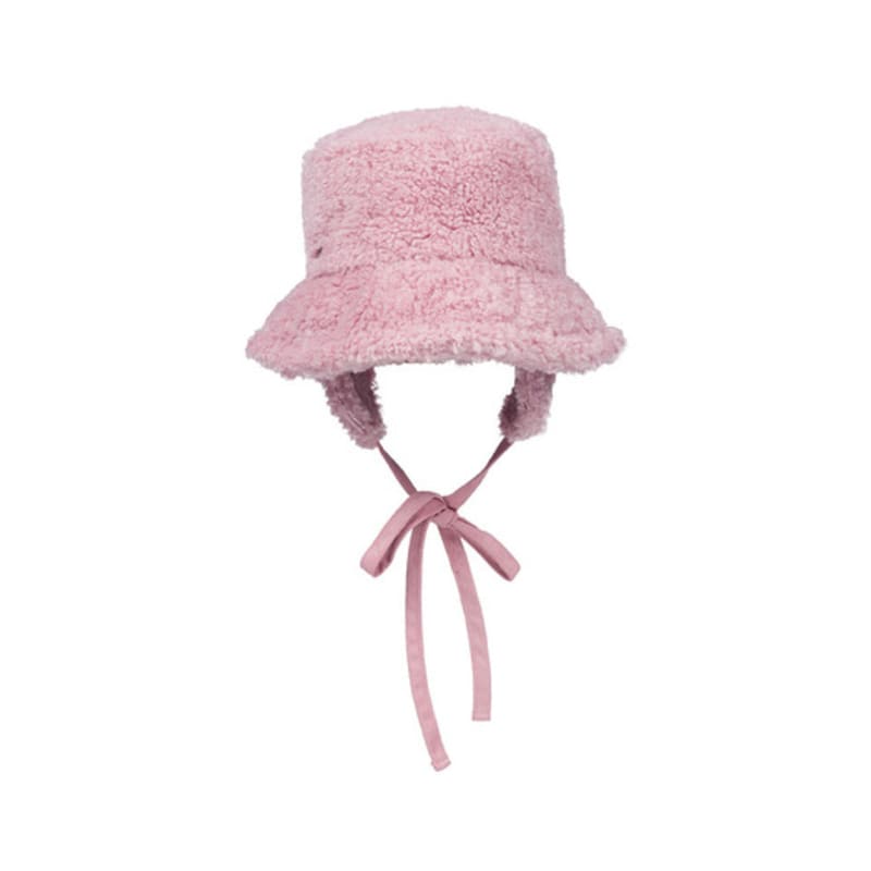 J.ESTINA J.LETTER Fur Earflap Hat PK (JEACEM4BF919PK320)