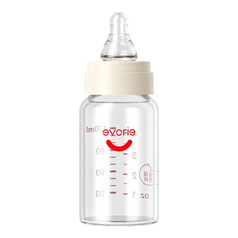 Evorie Newborn Standard Neck Glass Baby Bottle