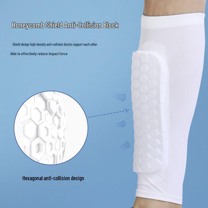 Calf Shin Guard Protective Sleeve for Kicking & Anti-Collision - Professional Sports Gear for Football, Running Leg Warmers.