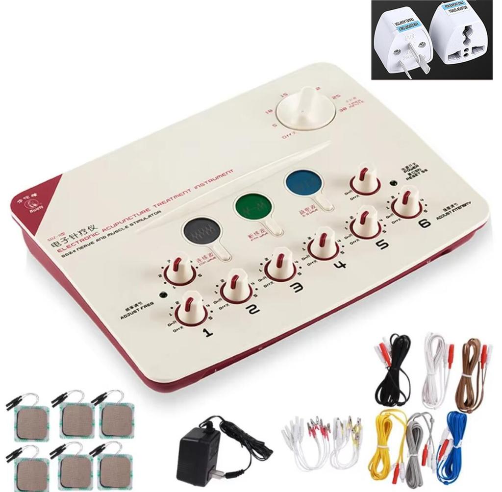 Elektroakupunktúra Akupunktúra a Moxibustia Prístroj Elektroliečba Pulz Fyzioterapia Prístroj EMS Stimulácia svalov