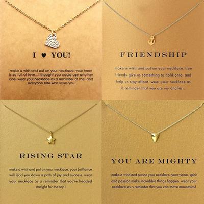 Frauen Liebe Herz Stern Elefant Anhänger Halsband Charm Schmuck Halskette