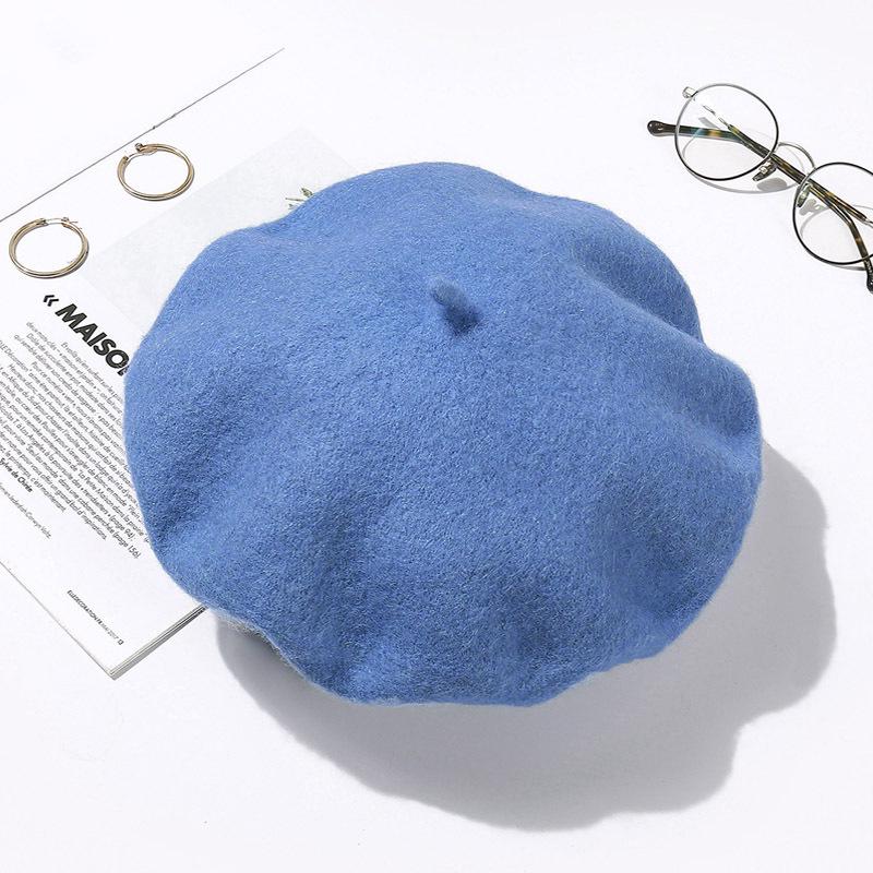 Women's Retro Wool Beret - Autumn/Winter Korean Style Pumpkin Painter Hat