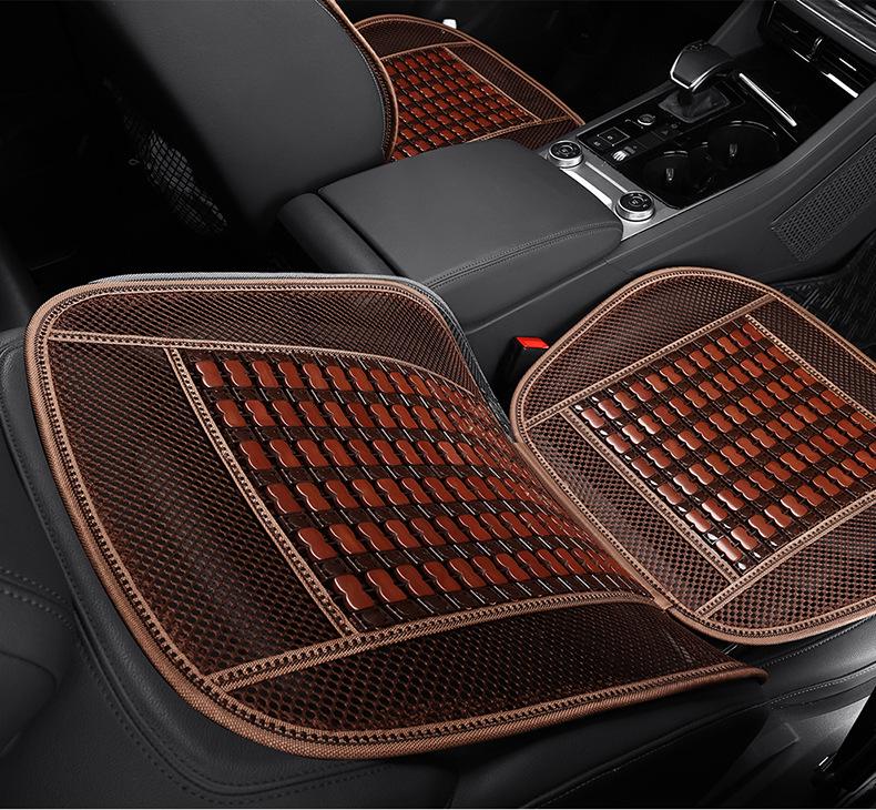 Comfortable Breathable Universal Bamboo Car Seat Cushion – Single Piece, Cool Summer Mat for Trucks
