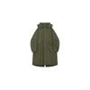 WE11DONE Logo Cotton Field Long Sleeve Zip Coat Unisex Coats Khaki WD-JP3-23-159-M-KK