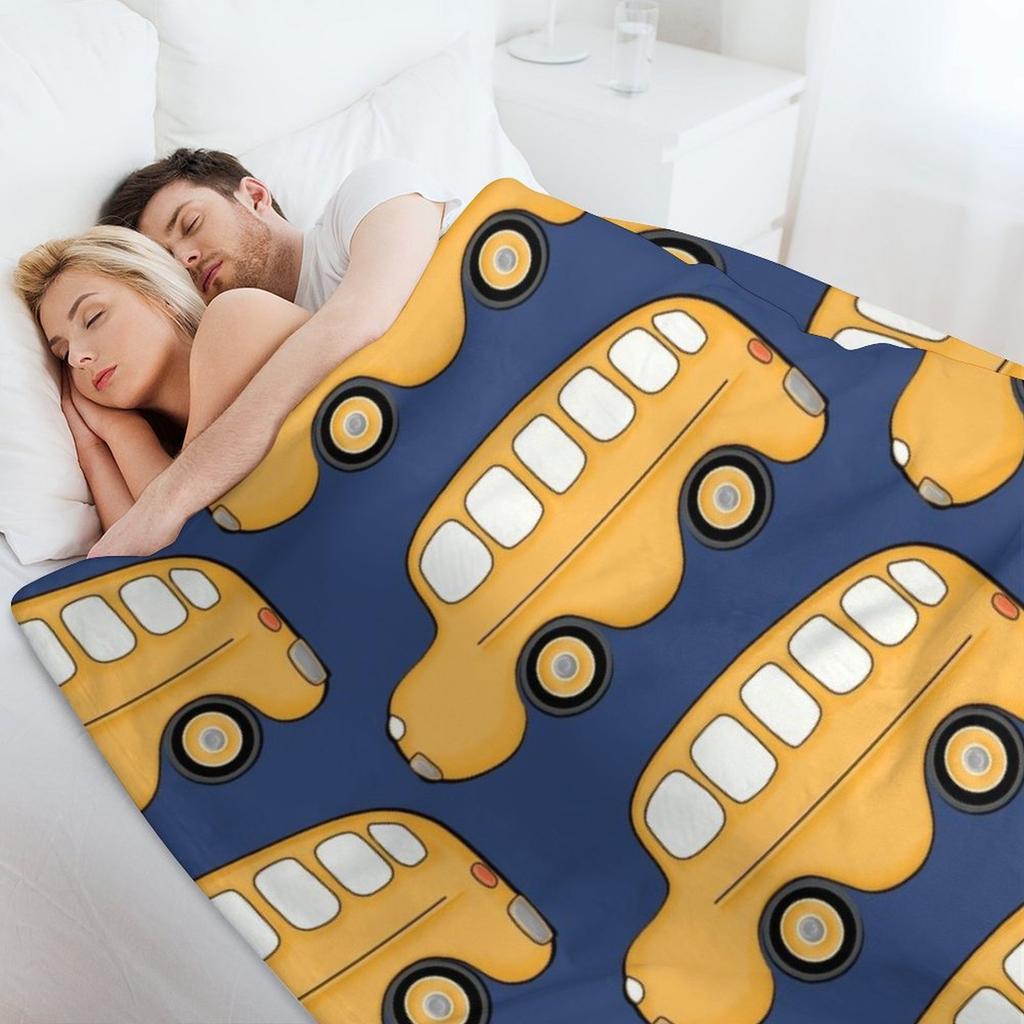 Retro Bus Ik Gooi Deken Haar woensdag Luxe St Vintage Dekens