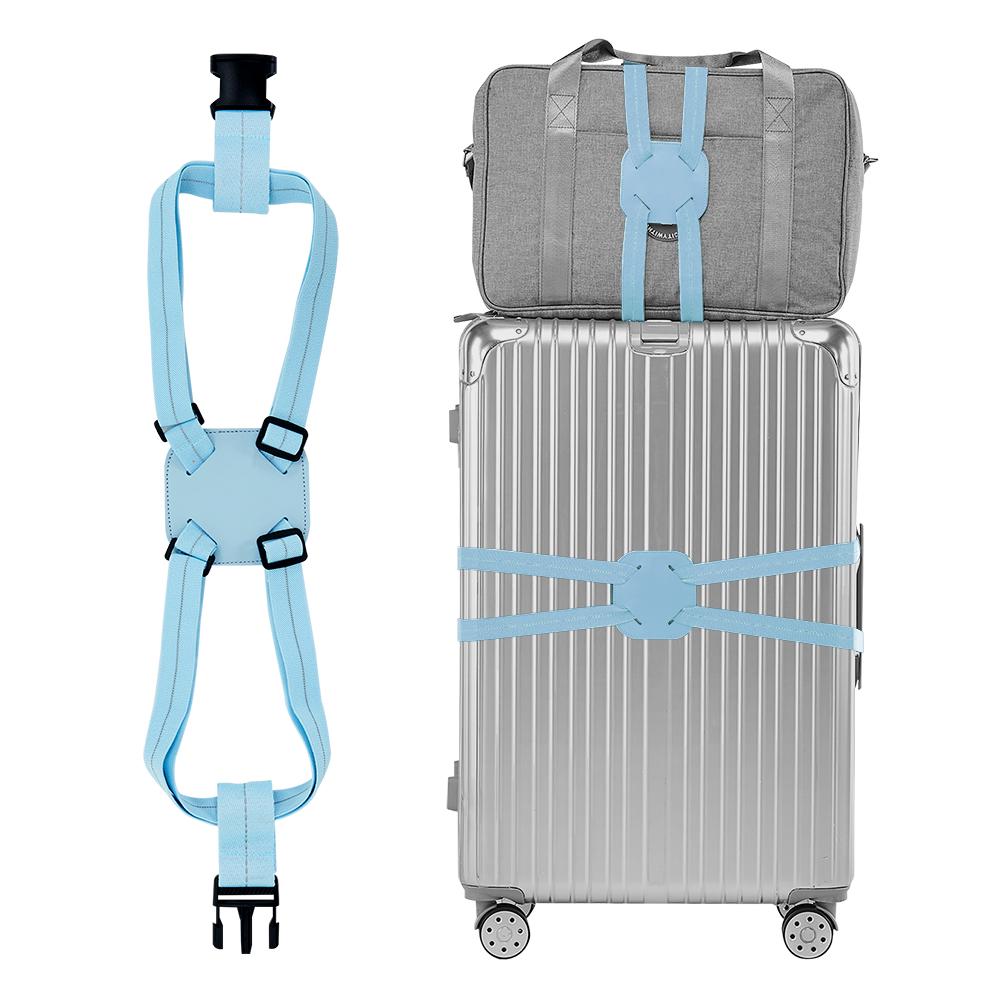 Elastic Luggage Straps for Cross-Packing and Reinforcement