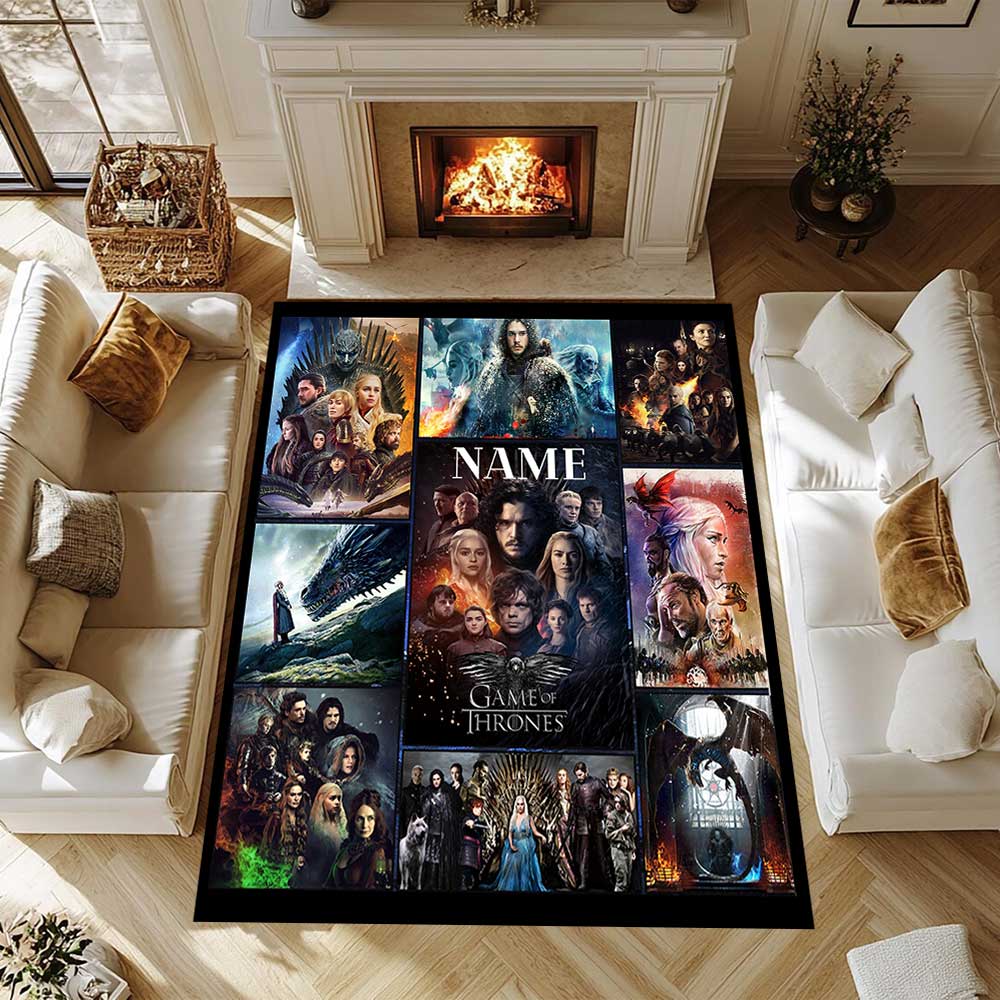 Like Warner Bros. Movies (10) Customize your name rug, office chair cushion, home bedroom living room gift.