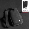 Suede Leather Car Key For Volkswagen VW DASAUTO PASSAT TAYRON Sagitar Tiguan Teramont CC Golf Bora Tavendor ID.3 TALAGON Magotan
