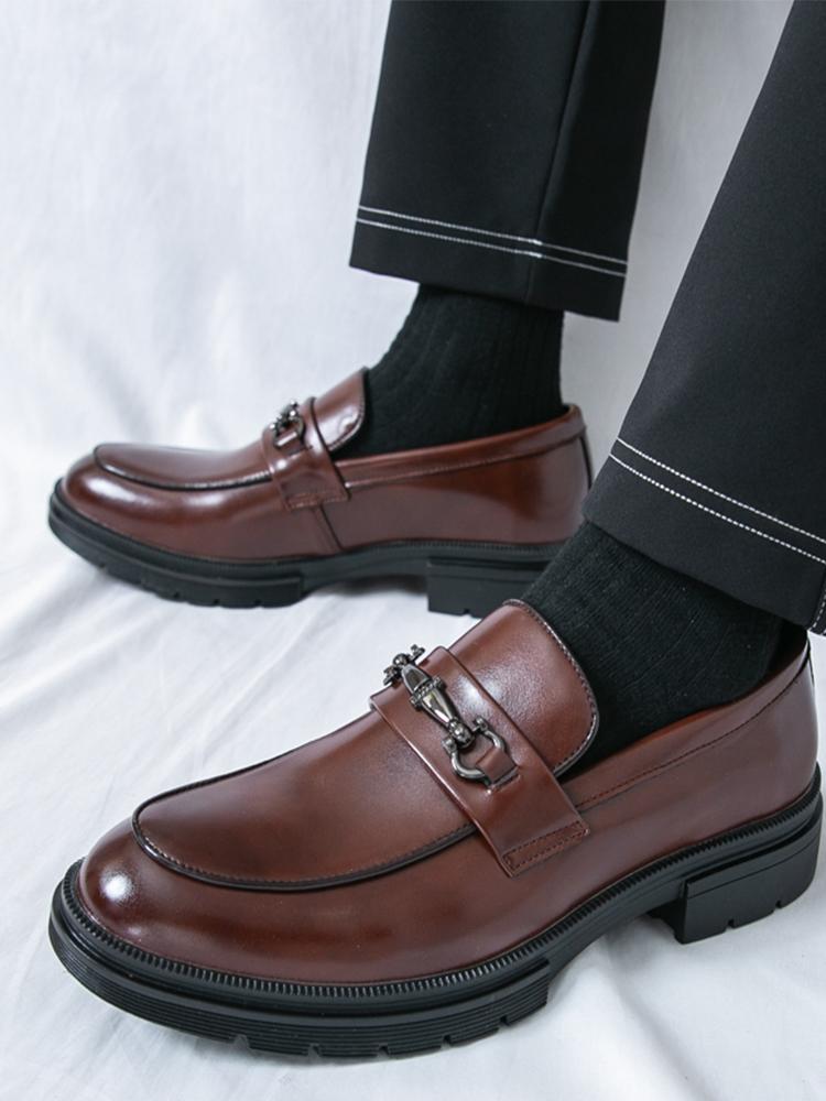 Dress Shoes Man High Quality Social Leather Brogues Shoes For Men British Business Formal Leather Shoes Men Wedding Leather Shoe