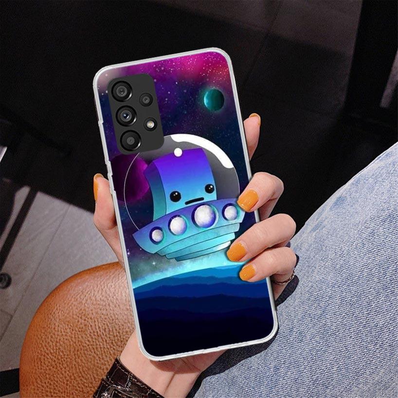 Geometry Dash Game Phone Case For Samsung Galaxy A17 A16 A15 A14 A13 A57 A56 A55 A54 A53 A37 A36 A35 A34 A33 A26 A25 A24 A23 Gal