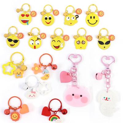 Smiley Face Emoji Bag Charms - Mini Yellow and Poop Emojis