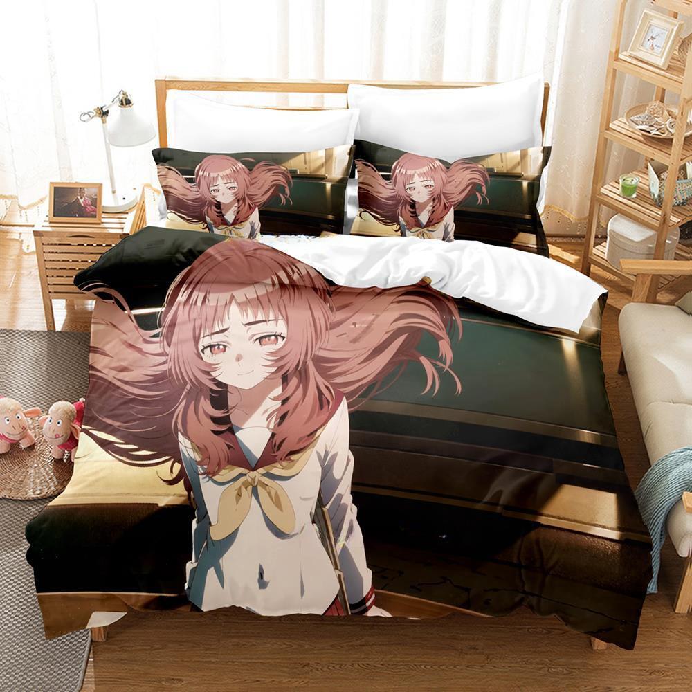 3d Print Anime The Girl I Like Forgot Her Glasses Bedding Set Cartoon Anime three-piece set Adult Kid Bedroom Duvet cover Sets