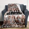 Walking Dead Print Flannel Blanket High Quality Warm Comfortable Cover for All Seasons Perfect for Gifts Home Decor