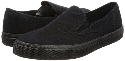 Asahi 501 Slip-On Sneakers, Made In Japan, Black, Size 26.5 Cm, 2E