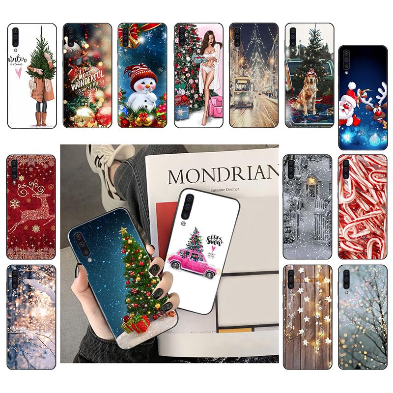Christmas Tree Winter Light Snow Phone Case For Samsung Galaxy A35 A55 A54 A15 A25 A05s A05 A22 A24 A52 A33 A34 M34 M14 M54 M23