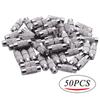 50pcs 50pcs Barrel Clasps 12x4mm Brass Screw Cord End Caps  DIY Jewelry Craft Making