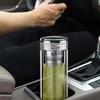 Double-Layer Glass Tea Infuser Bottle