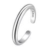 [Suplight] Silver 925 Toe Ring, Popular Pinky Ring, Free Size, Simple Hawaiian Jewelry for Women