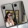 Custodia a Specchio in Silicone di Lusso Per iPhone Samsung Galaxy Huawei Honor Xiaomi Redmi Protezione Paraurti