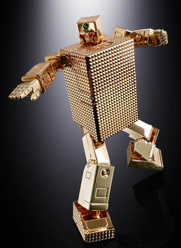 TAMASHII NATIONS Seele von Chogokin Goldener Krieger Gold Lightan CHOGOKIN 50. 130 mm bemalte bewegliche Figur GX-32SP Ver. Ca.. PVC & ABS & Druckguss