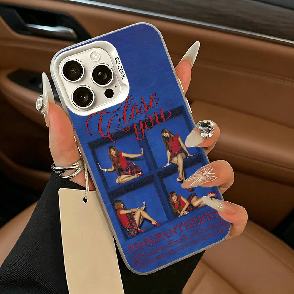 Street Mix PinkPantheress Phone Case For iPhone 11 12 13 14 15 16Pro Max Plus White Silver  Phone Cover