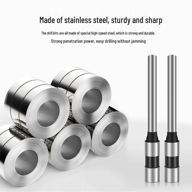 Hanlongqi 6.5mm Hollow Drill Bit CN Plug (adapter Included)