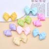 Multicolor Cartoon Bow Resin Jewelry & Shoe Clip DIY Accessories