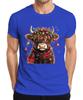 Scottish Highland Cow Christmas Festive Farm Gift Unisexs Tshirt