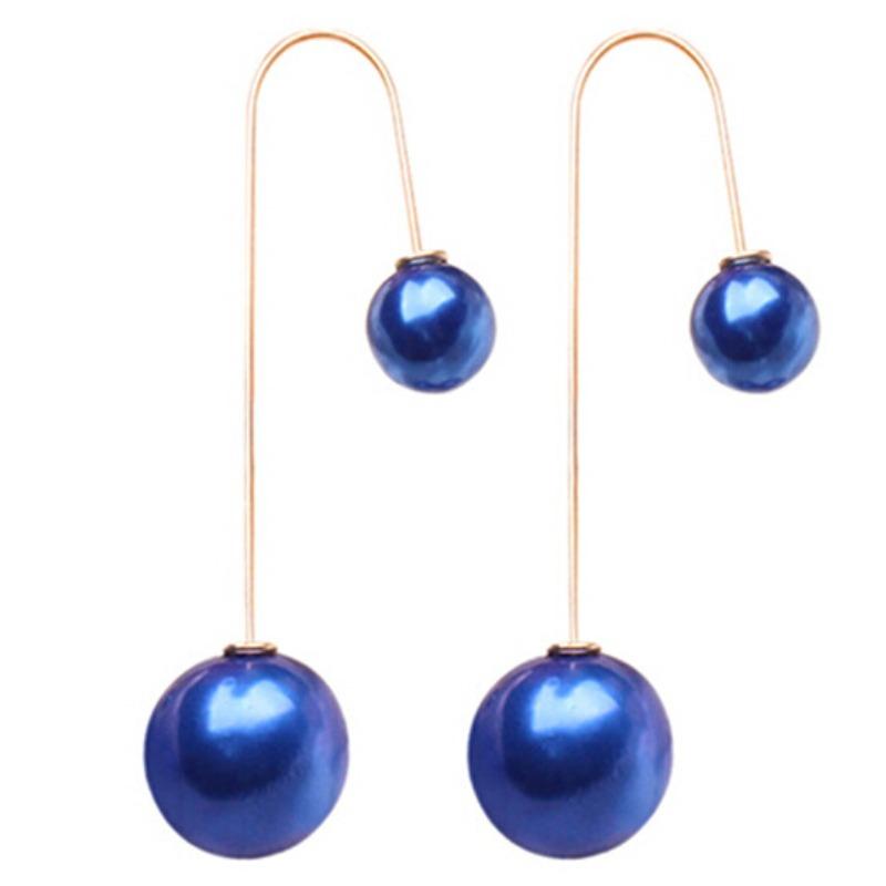Women's Earrings Made of Metal Alloy with Artificial Pearls