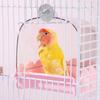 Bird Cage Mounted Shower Room Antisplashing Hangable Cage Bath Tub for Parakeets