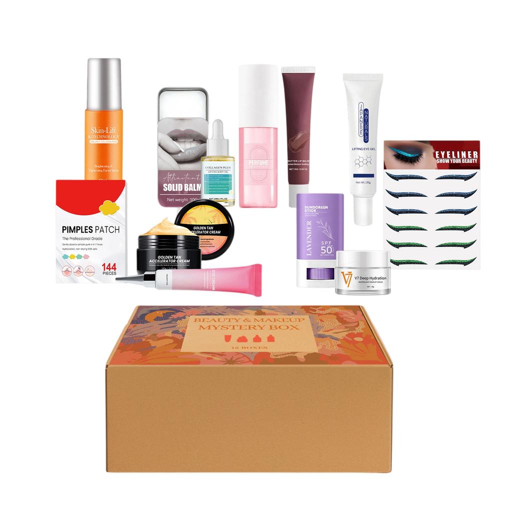 Beauty And Skin Care Gift Box: Daily Beauty And Skin Care Nourishing, Refreshing And Moisturizing Facial Care Box.170ML