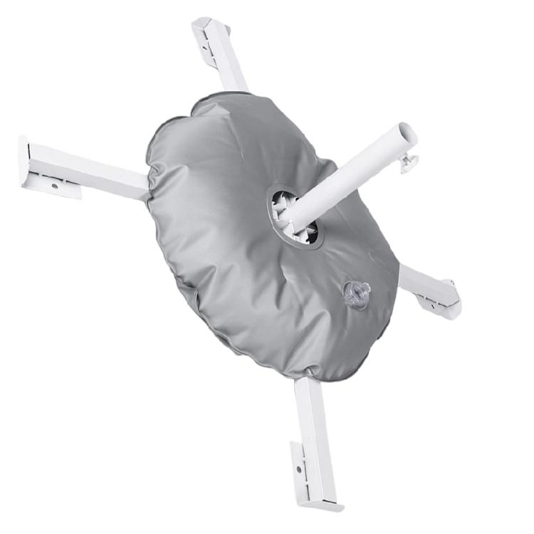 Wide Canopies Garden Umbrellas Base Weatherproofed Sun Shelter With Stabilizing Steel Crosses for Patios And BBQ