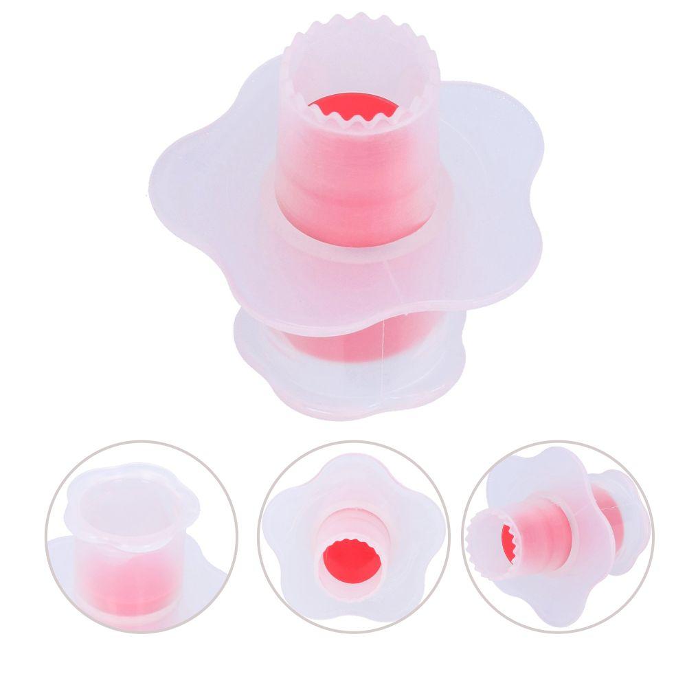 3pcs Pink Cupcake Corer Plunger Plunger Mechanism Cream Filling Decorating Tool Home DIY Baking