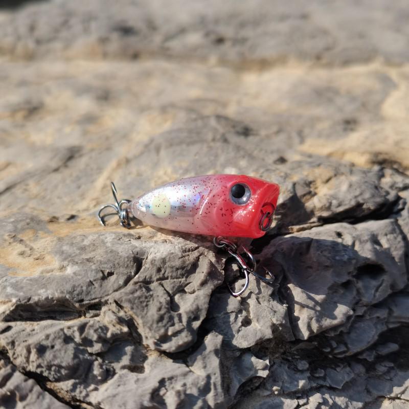 

Микро Блесна Мини Поппер 3.5см/3.6г Плавающая Поверхностная Бионическая Блесна Красноперка 3.5 cm / 3.6 g